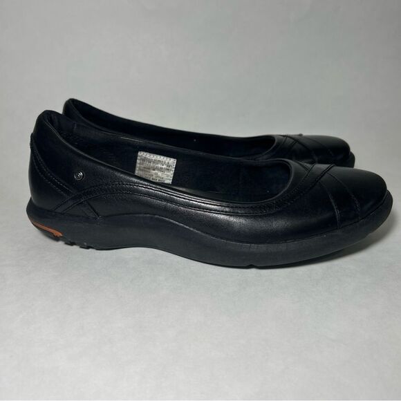 Rockport X Adidas Leather Slip On Women’s 7 Black Round Toe K57214 - Picture 6 of 9